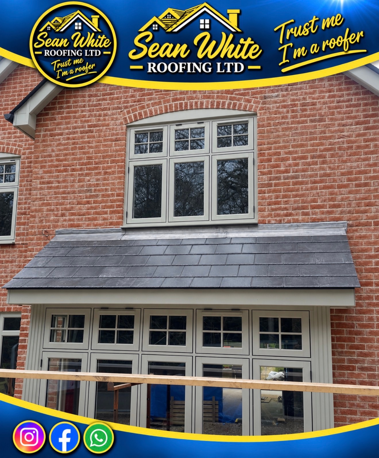 Slate Canopy Roof
