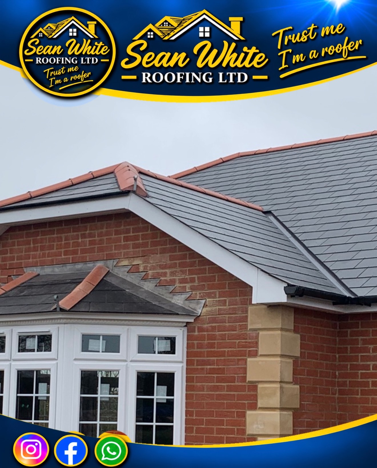 Multi-Pitch Slate Roof