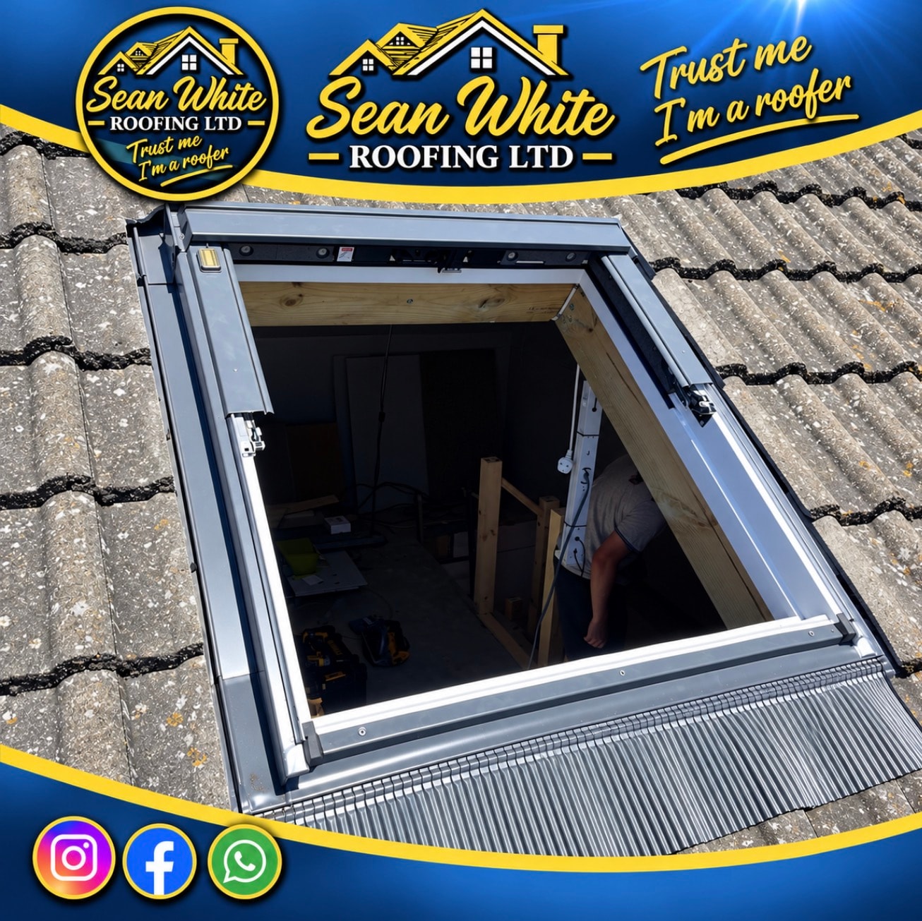 Completed Roof Work